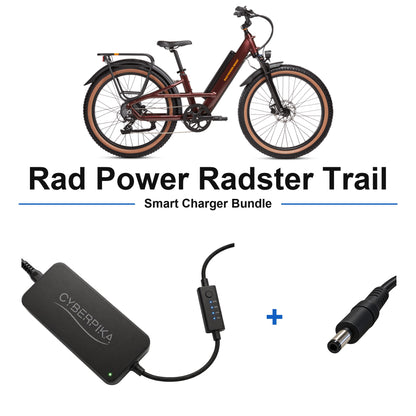 Rad Power Radster Trail CyberPika smart charger bundle
