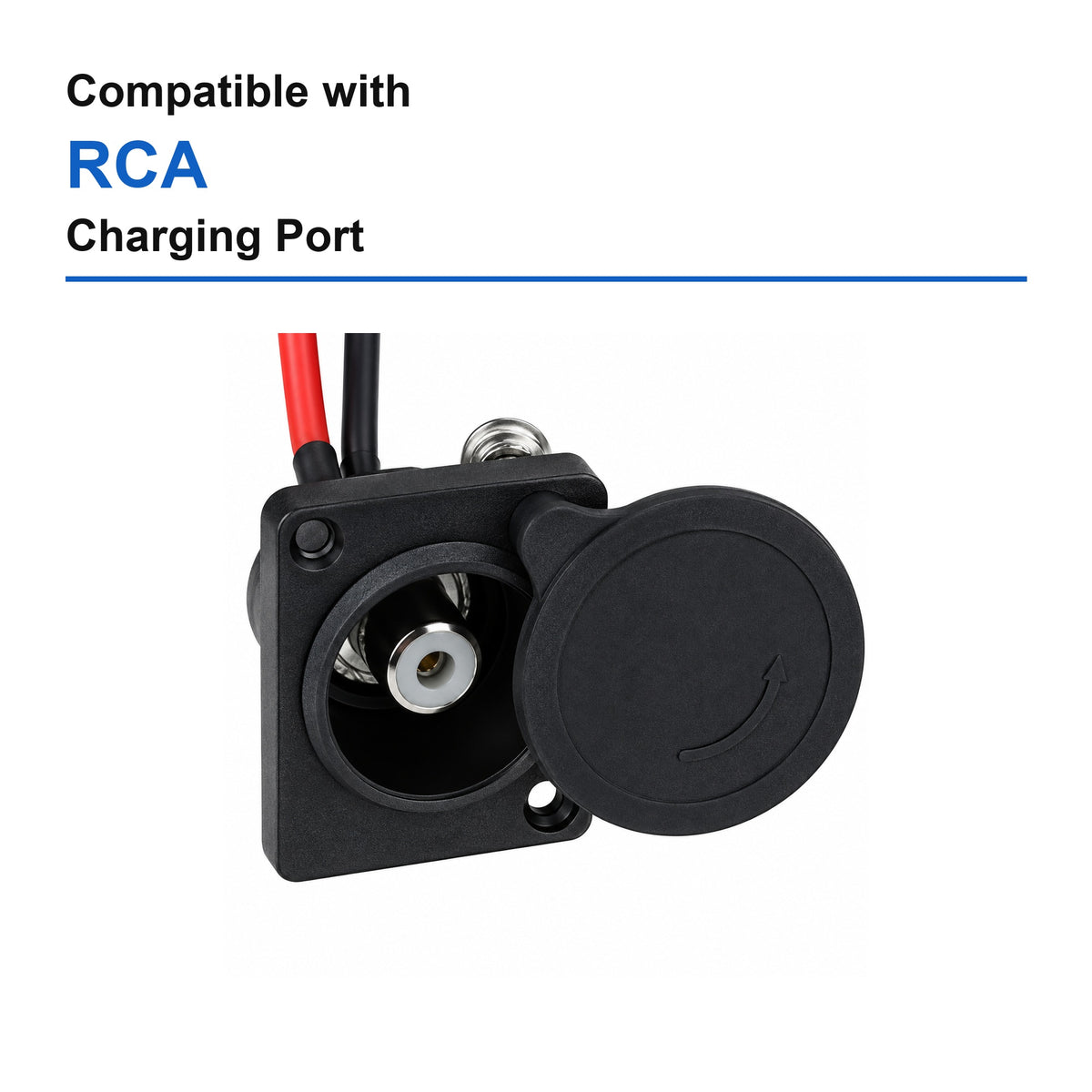 Compatible with RCA charging port