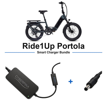 Ride1Up Portola CyberPika smart charger bundle