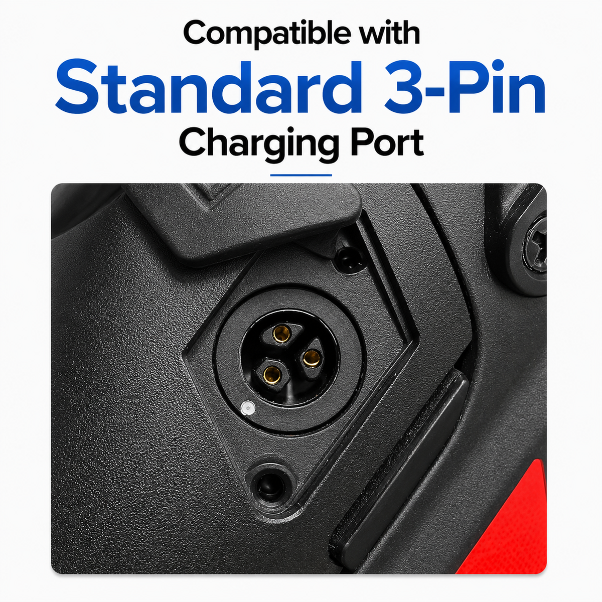 Cyberpika Smart eBike Charger Bundle with Standard 3-Pin Adapter