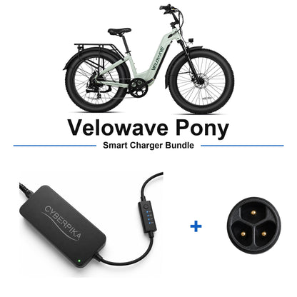 Velowave Pony CyberPika smart charger bundle