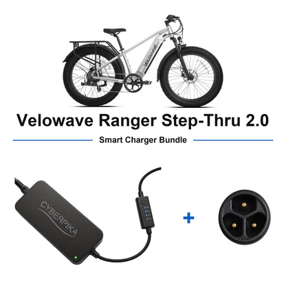 Velowave Ranger Step-Thru 2.0 CyberPika smart charger bundle