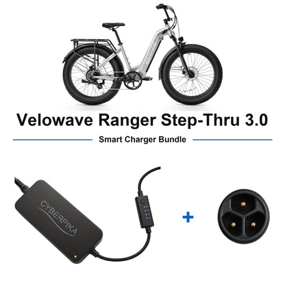 Velowave Ranger Step-Thru 3.0 CyberPika smart charger bundle