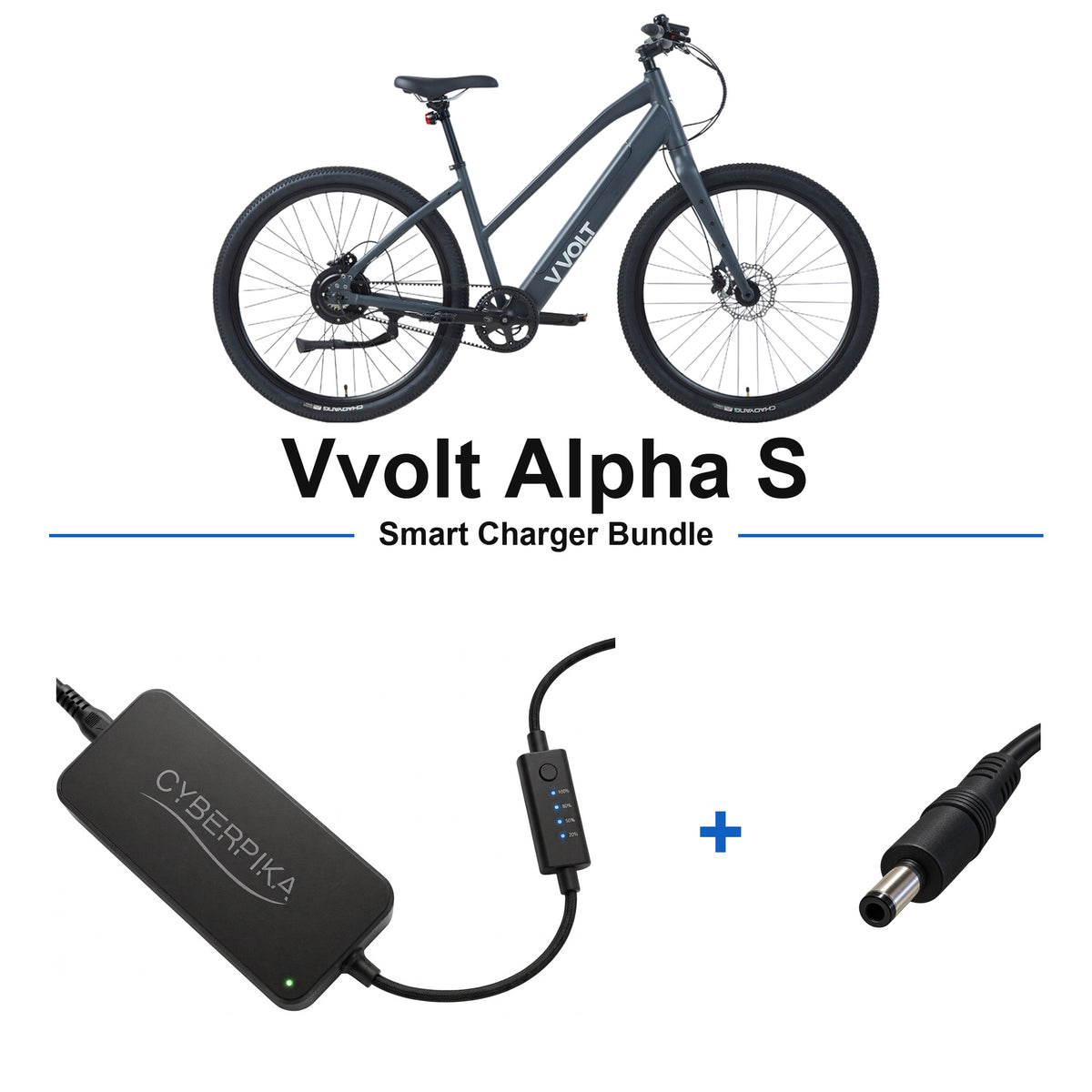 Vvolt Alpha S CyberPika smart charger bundle